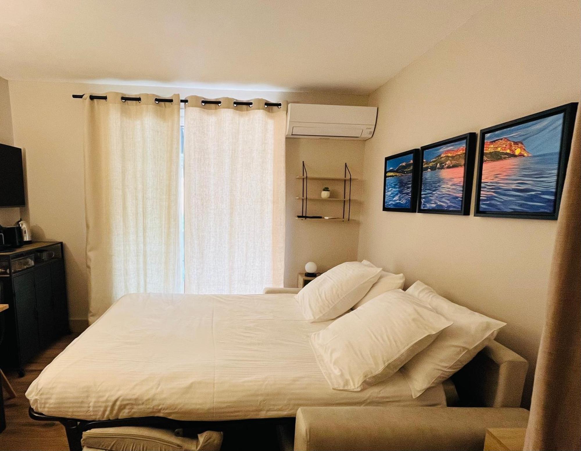 Studio Cosy En Bord De Mer Saint-Cyr-sur-Mer Eksteriør bilde